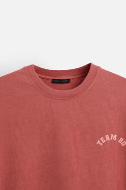 VARSITY FADED T-SHIRT - Zara фото 9