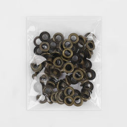 Цена за 50 шт. Люверс, d = 6 мм, цвет антик - Simaland фото 2