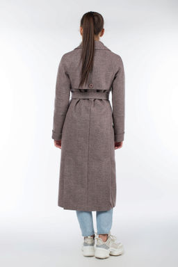 01-09897 Пальто женское демисезонное (пояс)