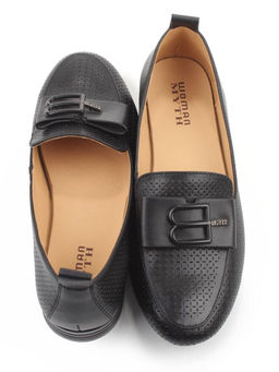 06-M47-57 BLACK Туфли женские (натуральная кожа)