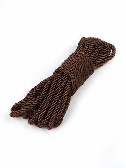 Шнур витой мебельный арт.SHDV6207 10мм цв.коричневый 6470, уп.10м