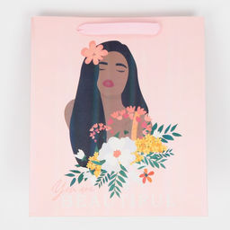 Пакет ламинированный Ты красивая, радужная голография, ML 23 х 27 х 11,5 см - Дарите счастье фото 6