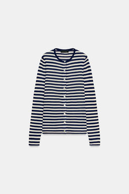 STRIPED KNIT CARDIGAN - Zara фото 4