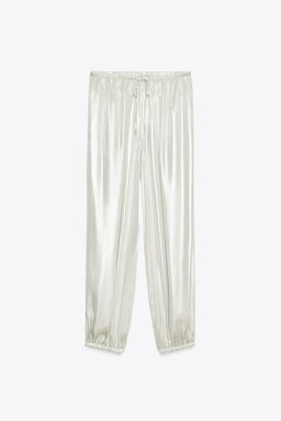 FOIL SAROUEL TROUSERS - Zara фото 12