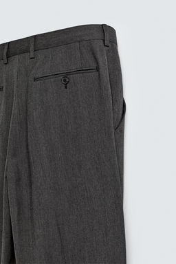 SLIM FIT SUIT TROUSERS - Zara фото 9