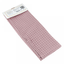 Полотенце для ванной 50х90см Чайная роза, вафельное полотно 245г/м2, хлопок 100%, на картоне, Домашняя мода (Россия)  фото 2