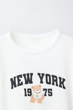 6-14 A?OS/ PIJAMA OSITO RAYAS / Azul - Zara фото 6