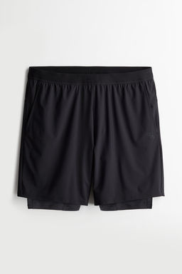 Pantalon corto a media pierna 2 en 1 en DryMove - H&m фото 6