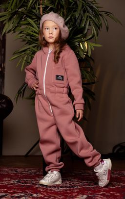Футер 3х нитка С НАЧЕСОМ комбинезон с капюшоном - Knitka wear фото 2