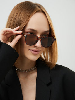 Очки солнцезащитные женские, uv 400, ширина 14.1 см, дужка 13.5 см, линза 6?5.1 см - Simaland фото 4