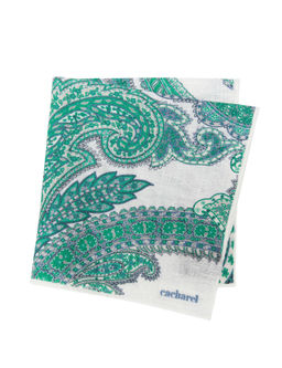 Зеленый льняной платок - Cacharel фото 5