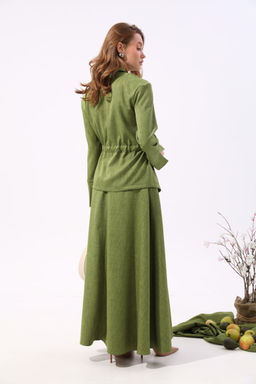 Юбка NIKVA н813-7 зелень  фото 4