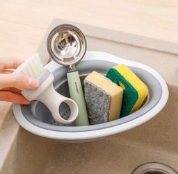 Угловой силиконовый дуршлаг на присоске - Home фото 2