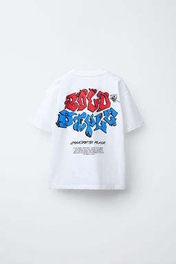 GRAFFITI PRINT T-SHIRT - Zara фото 2