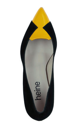 Туфли, черно-желтые - Heine фото 3