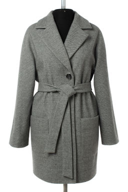 01-10544 Пальто женское демисезонное (пояс)