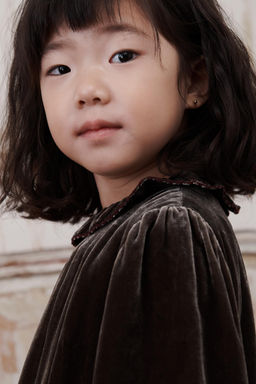 AGE 6-10 / LIMITED EDITION VELVET DRESS WITH SILK - Zara фото 6