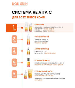 НОВИНКА SHINE BRIGHT Пенка для умывания с витамином С, 175 мл Icon Skin/Айкон скин  фото 9
