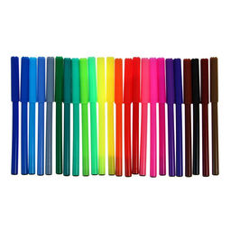 Фломастеры 24 цвета, вентилируемый колпачок, в картонной коробке - Calligrata фото 3