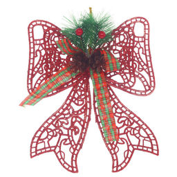 Украшение новогоднее "Бант", L18 W2 H23 см