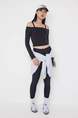 Ekru F?rcal? Scuba Ici Pedli Regular Bluz THMAW26BZ00003 - Trendyolmilla фото 8