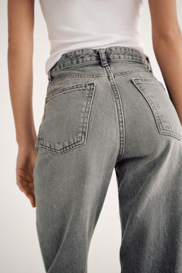 TRF WIDE-LEG HIGH-WAIST JEANS - Zara фото 31