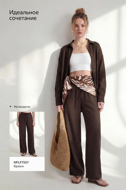 Женская льняная рубашка Happyfox - Happy fox фото 12