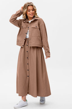 Костюм AmberA 2065С кофе  фото 3