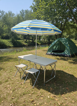 Набор стол со стульями 60*120CM OLS-518-18