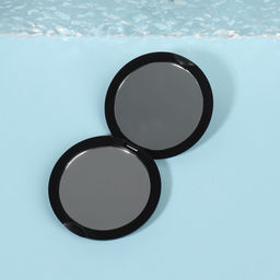 Зеркало складное «Классика», d=7 см, цвет чёрный