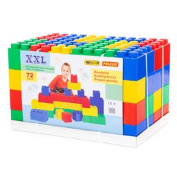 Конструктор строительный XXL, 72 элемента