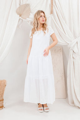 Платье AMORI 9677 молоко