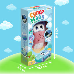 Музыкальная игрушка ZABIAKA «Супер Майк», звуковые эффекты, световые эффекты, фиолетовая