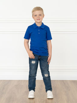 Футболка поло детская василек 659 (104, 56)