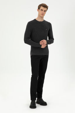 Мужские черные брюки из плотной ткани/чиносы - U.s. polo assn фото 3