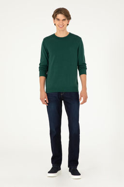 Мужской зеленый базовый свитер Неожиданная скидка в корзине - U.s. polo assn фото 4