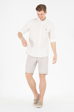 U. S. Polo Assn / Мужская рубашка Camel с длинным рукавом - U.s. polo assn фото 17