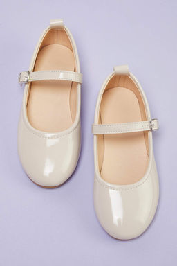 Bej Mary Jane Bilekten Bagl? Kucuk K?z Cocuk Kids Babet TAKSS25BE00051