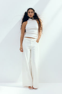 Wide Regular Waist Jeans - H&m фото 8