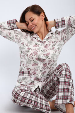 Пижама женская из футера Салли укроп