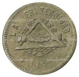 Монета 25 сентимо 1923 года Испания  Барселона