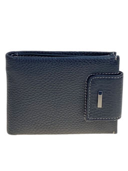 Портмоне мужское из натуральной кожи, цвет черный