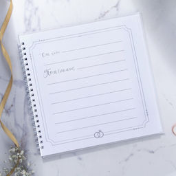 Книга свадебных пожеланий В день нашей свадьбы, на пружине, 21,5 х 21 см - Долго и счастливо фото 3