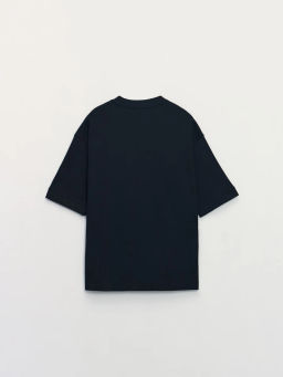 Футболка relax fit из хлопка интерлок / Zarina