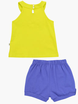 Комплект летний для девочки UD 1733/1734 неон - Mini maxi фото 6