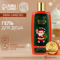 Гель для душа, 250 мл, аромат карамельного латте, URAL LAB