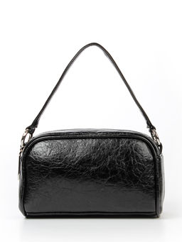 LACCOMA сумка Лаура-черный эко кожа хлопок