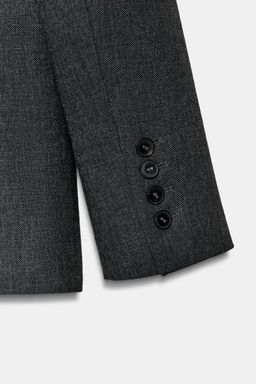 FAUX FUR COLLAR FITTED BLAZER ZW COLLECTION - Zara фото 6