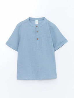 Hakim Yaka Poplin Erkek ?ocuk G?mlek