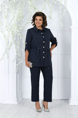 Платье Ninele 7431-Р темно-синий - Mira fashion фото 1991